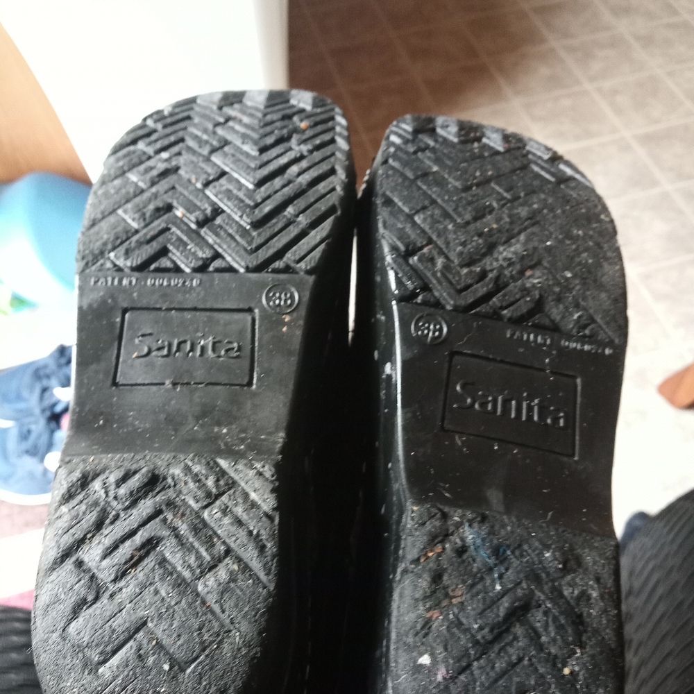 Black clogs